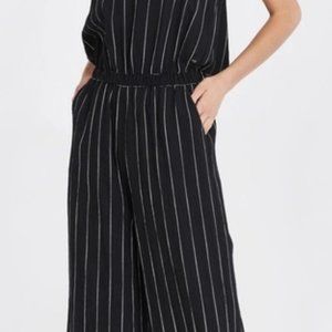 Monk and Lou Black pinstripe jumpsuit